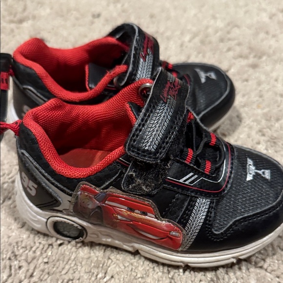 Disney Black and Red Cars Sneakers - Picture 1 of 3